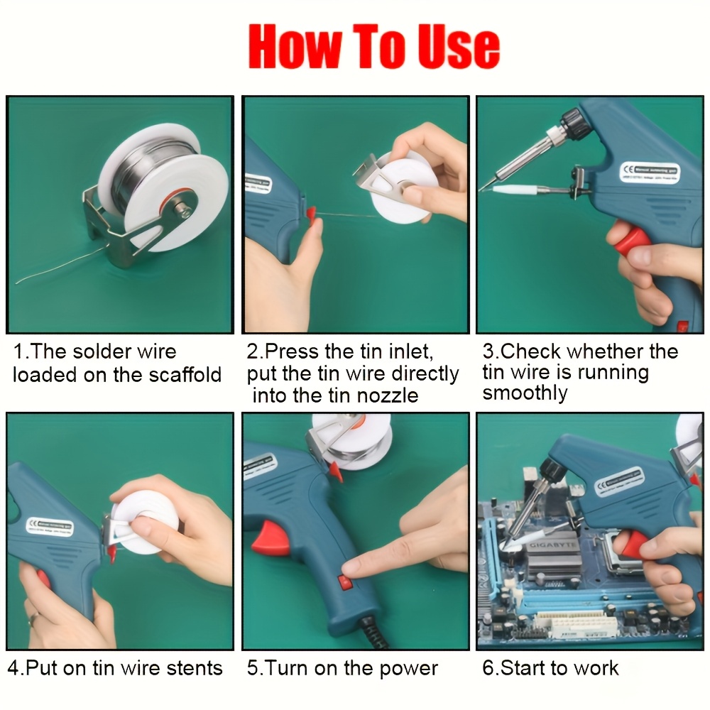 

Electric Soldering Iron Kit - Handheld Tweezers Wire Welding Tool With Adjustable Temperature And Led Light - Diy, Hobby, And Professional Use