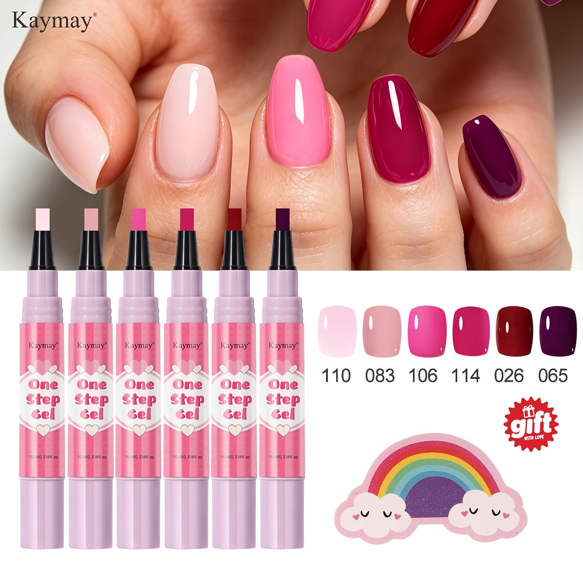 Image of Ail Gel Polish Set No Base Needed Led Halloween Christmas Gift For Women Nail Home Use