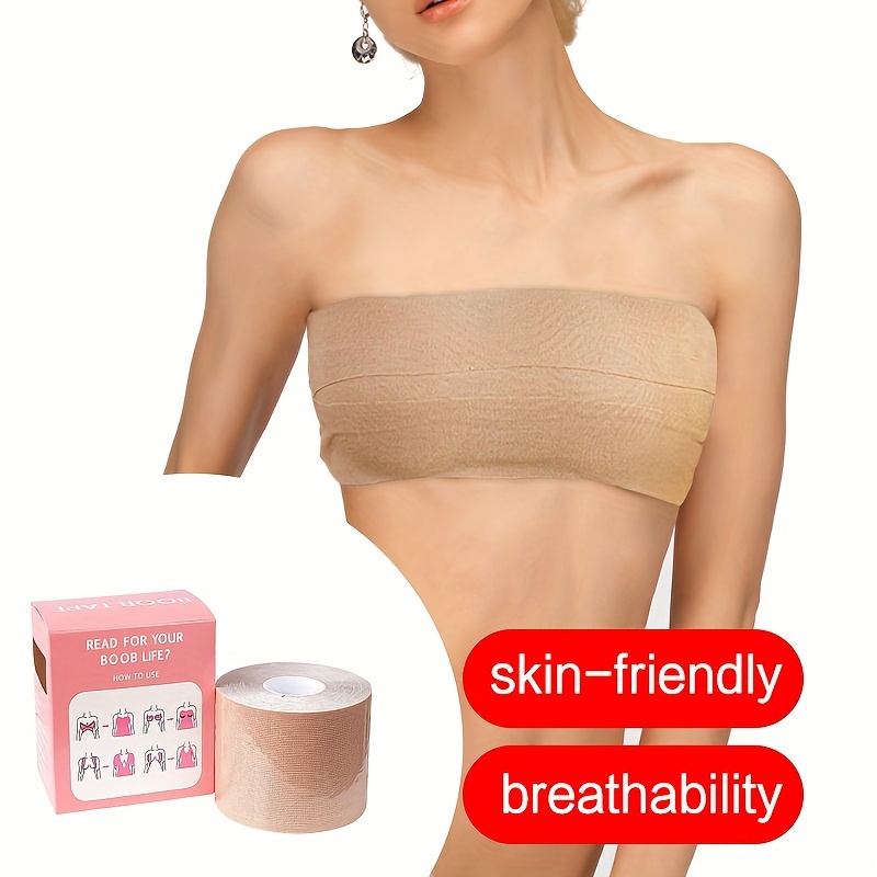 No Steel Ring Invisible Chest Stickers Breathable Gather - Temu