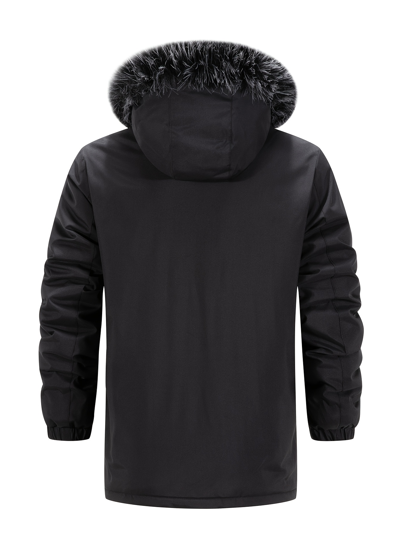 Men's Vintage Patchwork Fleece-Lined Jacket