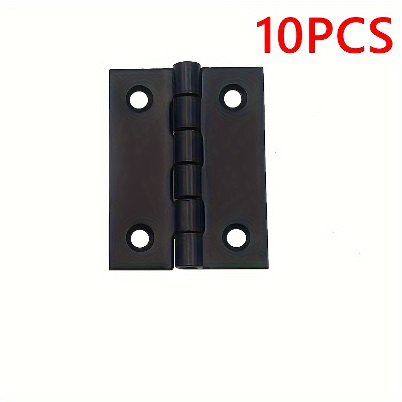 10pcs Bisagras Pequeñas Mini Bisagras Plástico Negro Puertas - Temu Chile