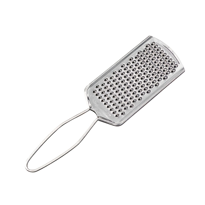 Image of Versatile Stainless Steel Cheese Grater & Fruit Peeler - Portable Kitchen Gadget For Citrus, Potatoes, And