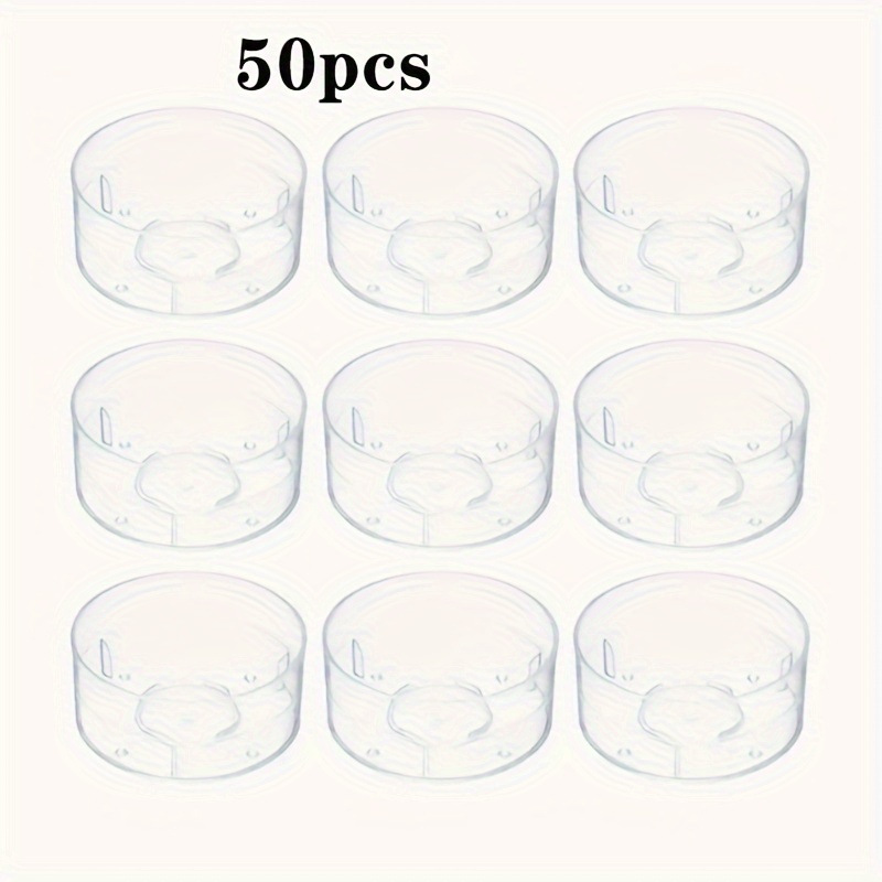 

Value Pack 50pcs, Empty Transparent Circular Candle Container Molds, Circular Candle Cups, Candle Molds, Diy Candle Making Products