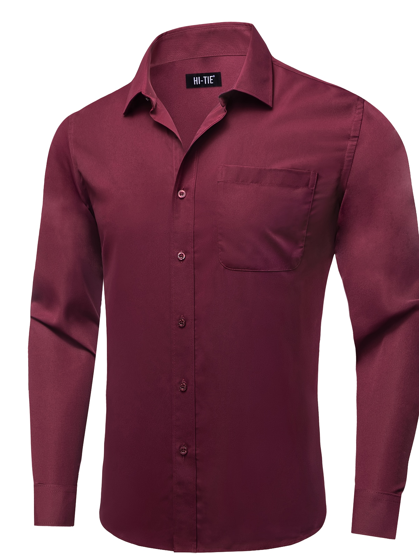 mens burgundy dress shirt and tie Buy Milano Moda Men's Burgundy Shirt with Tie Set