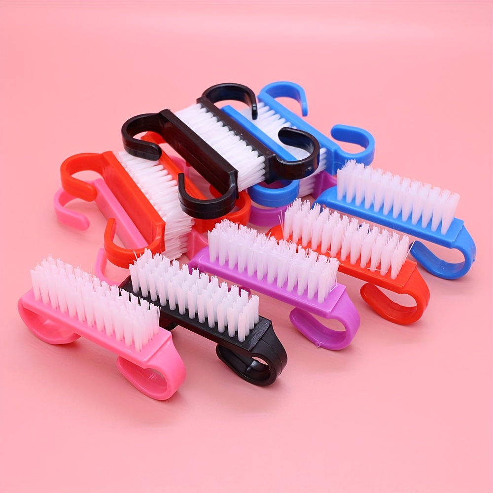 

12pcs Cleaning Brushes - Fingernail & Toenail For Men And Women, Assorted