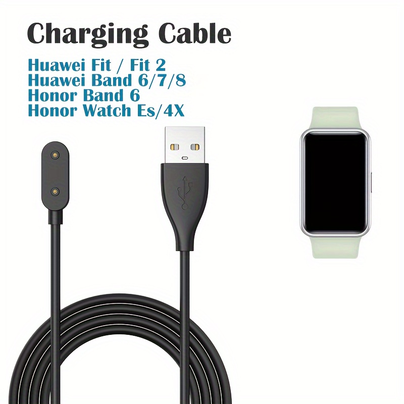 TEMU Magnetic Charging Cable For Huawei Band 8 7 6 Nfc Mini New Watch 5x 4x Band Es S-tag Keep B4 Charger