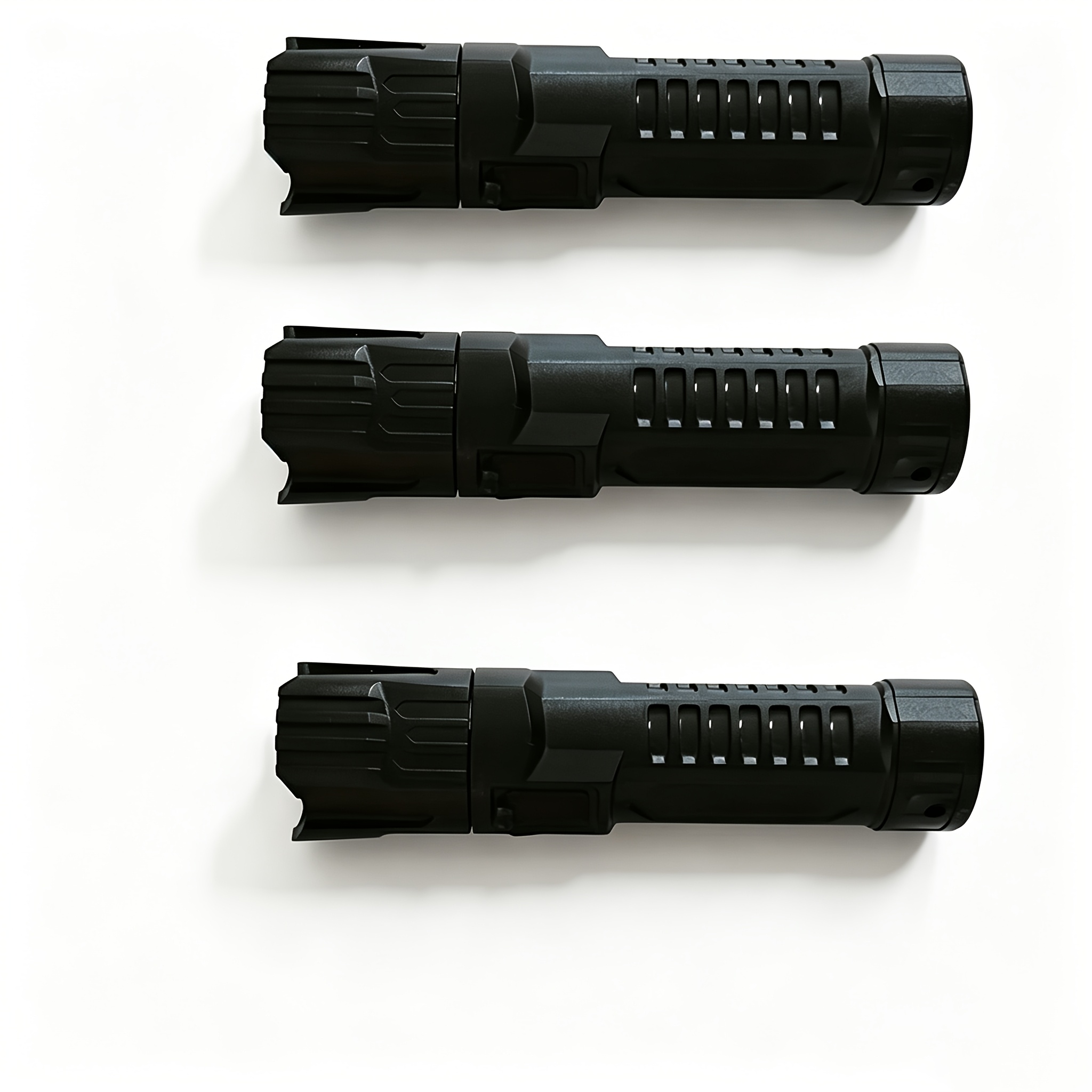 TEMU 3pcs Lihangstar Usb Rechargeable Led Flashlight With Usb, 3-level Brightness & Zoom, Usb- Portable Flashlight Suitable For Camping, Hiking,