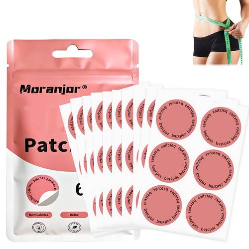 60pcs belly patches convenient and portable abdominal ideal for navel and thighs portable body care rounded corner design durable fabric patch