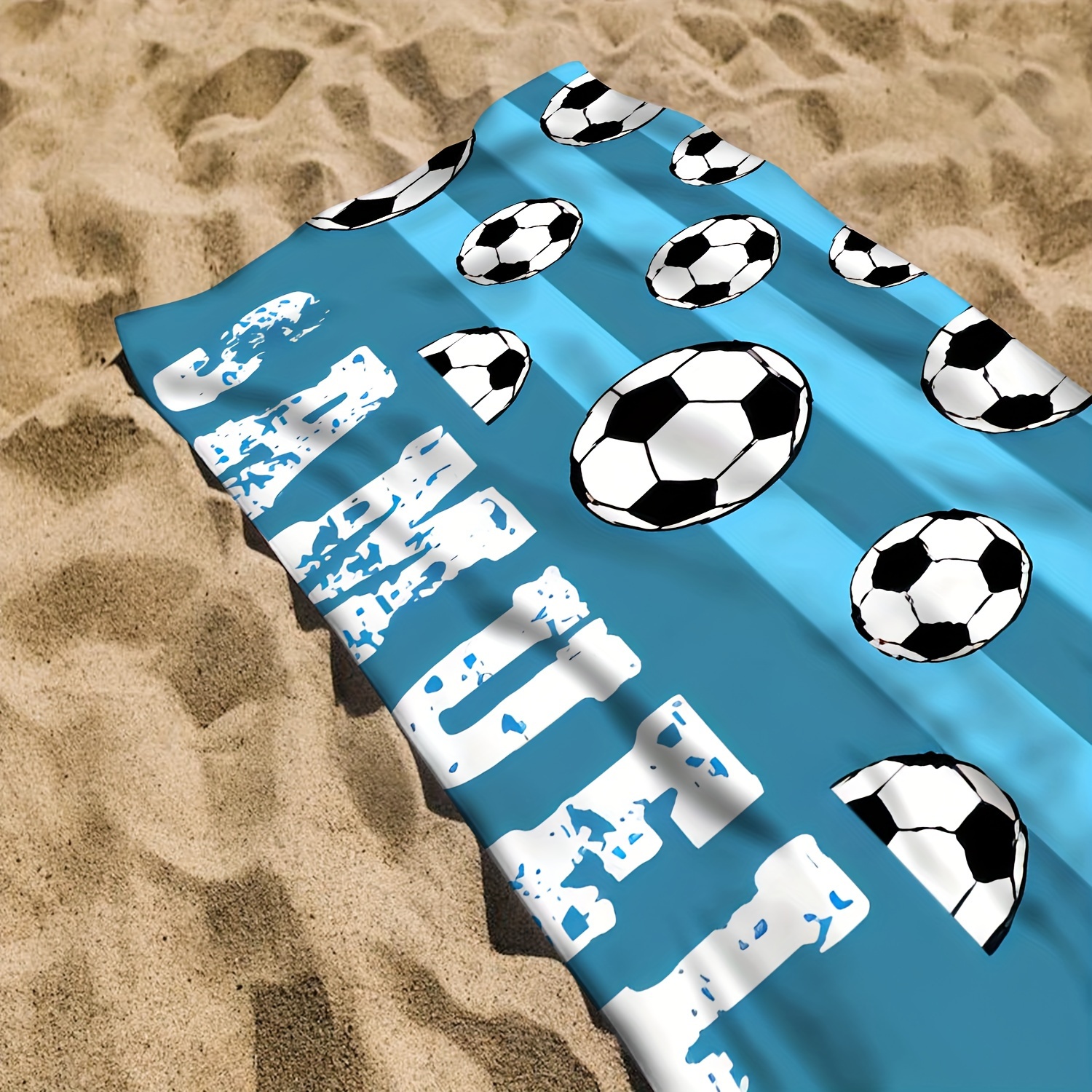 TEMU Custom Name Beach Towel Personalized Self- Name Microfiber Beach Towel