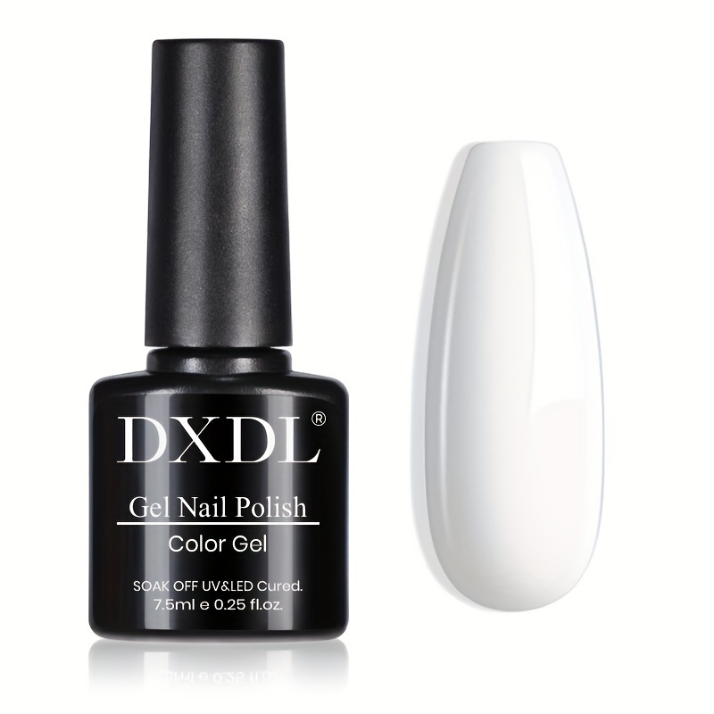 Dxdl 7.5ml Gel Nail Polish - Soak-off / Nail Polish (no Formaldehyde), /black/red Diy Gel Polish For Manicure & Pedicure, Salon & Nail , Resin Formula For Gel Nail Artists 7.5ml