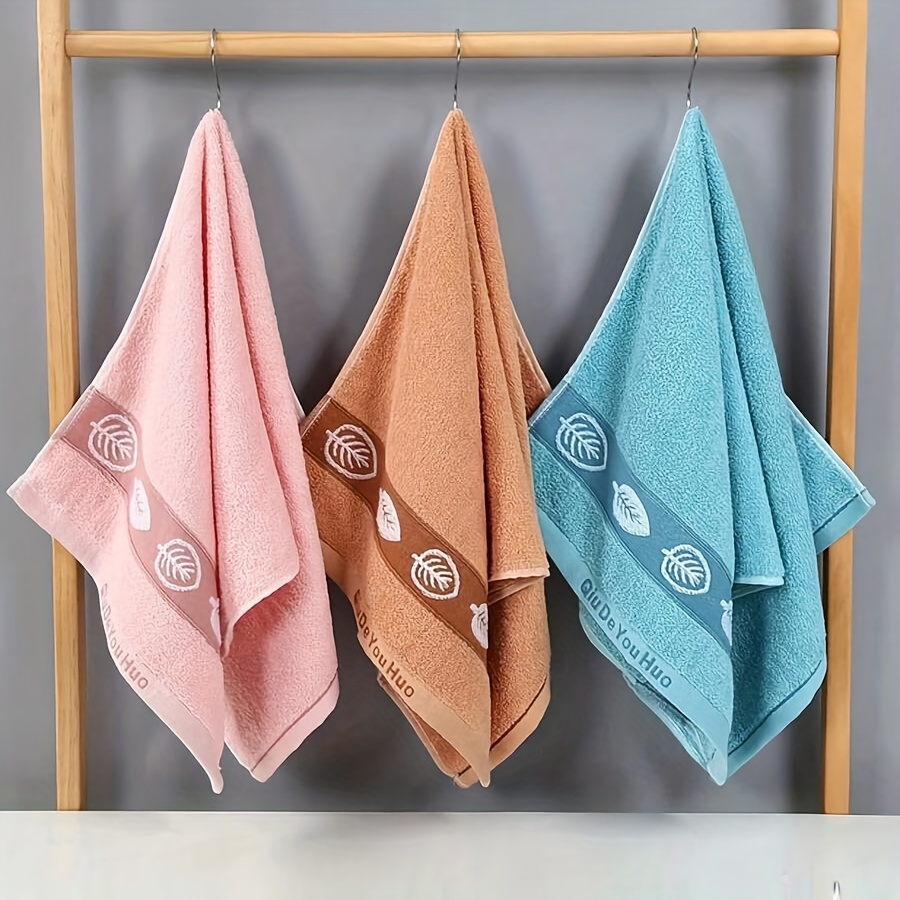 TEMU 3pcs Luxury Towel Set, Super Absorbent Quick-drying Skin-friendly, Soft No Shedding No Fading, Suitable For Bathroom. Gym. Swimming. Vacation , For Home And Travel Outdoor Camping - A Perfect !