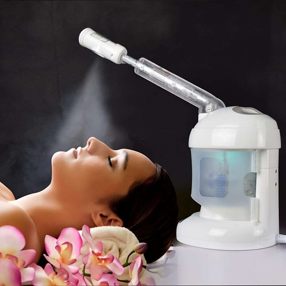 

Professional Facial Steamer With Extendable Arm, Ozone Deep Cleaning, Portable For Home Use, 110v-240v, Us Plug