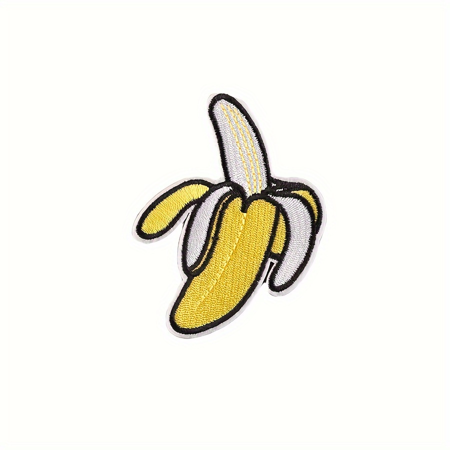 

Banana Embroidered Patch, Polyester, Novelty Clothing & Accessories, Men's Unique Patches, For Clothing, Shoes, Jewelry Decor