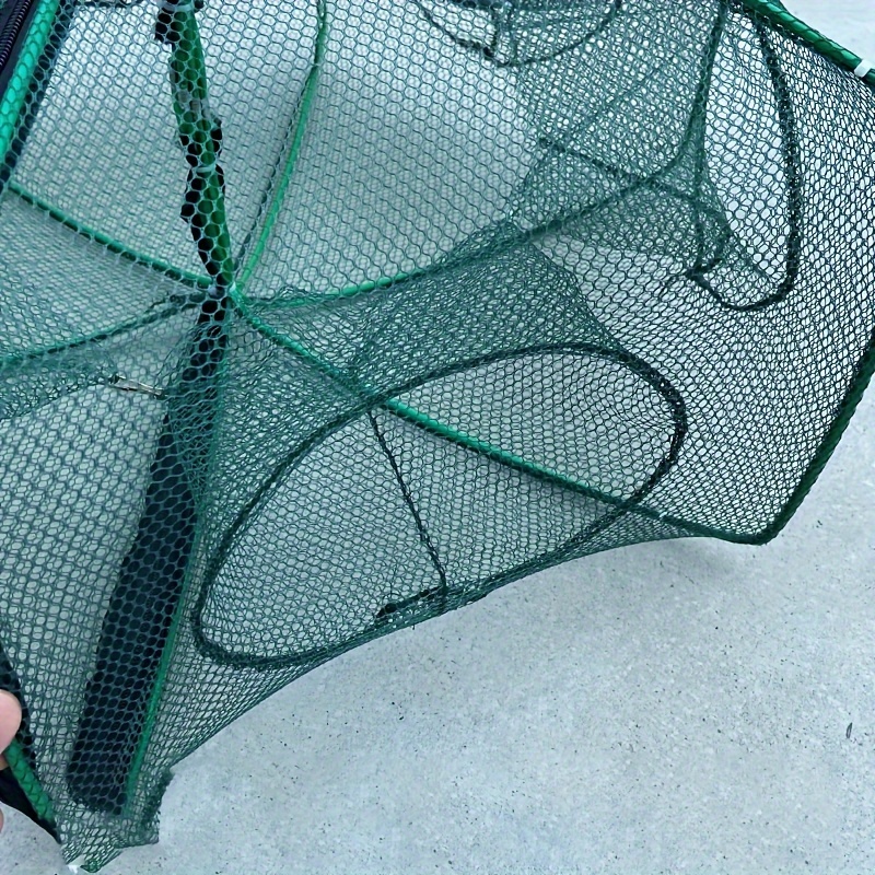 6/8/10 Holes Folding Square Fishing Net Shrimp Cage Crab - Temu