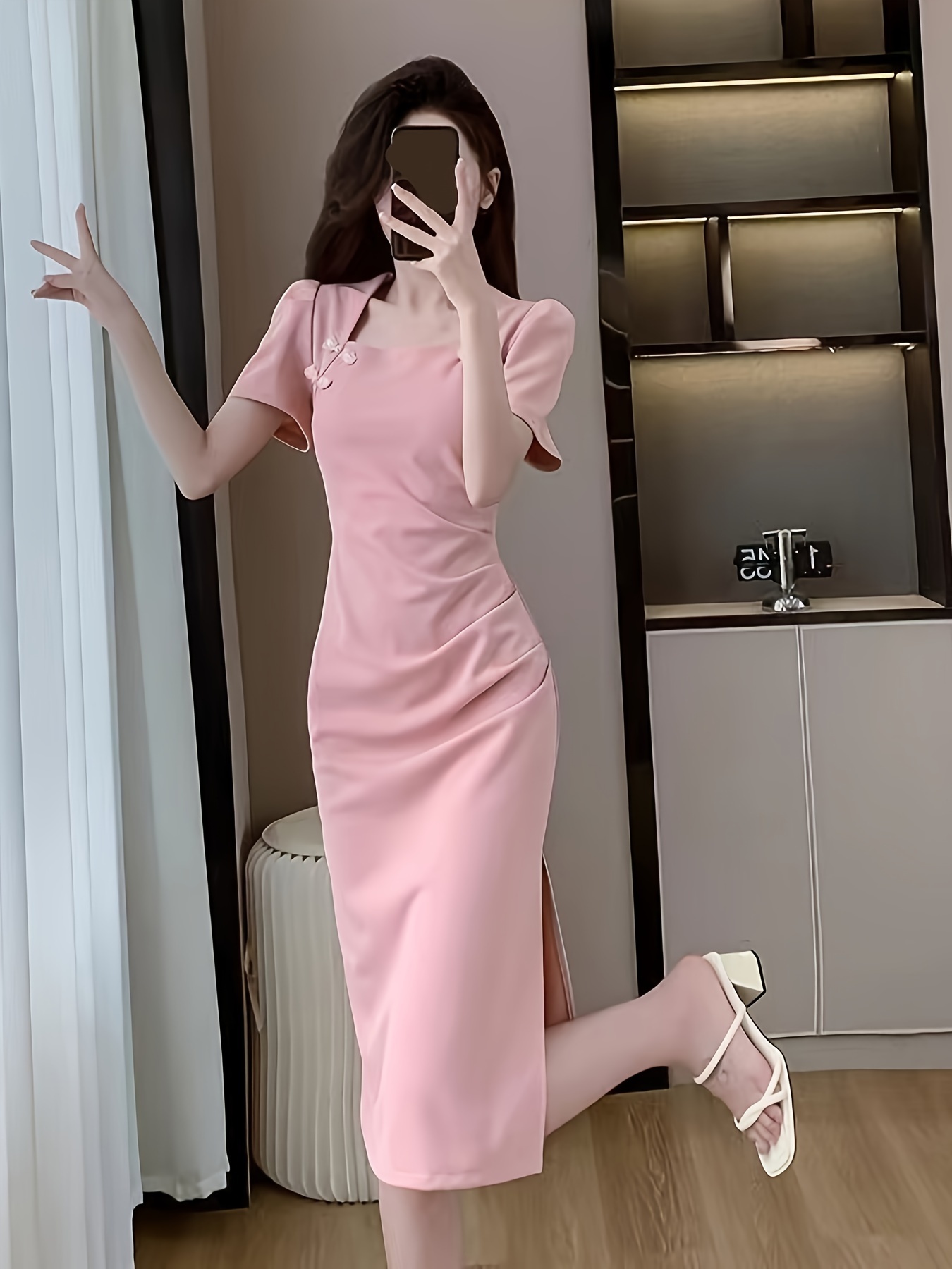 shopee bodycon dress Shoulder Shopee Bodycon Dress Casual Korean Bodycon Dress Clearance Bodycon  Dress Shopee Clearance