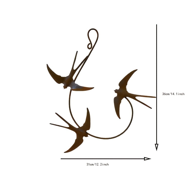TEMU 【3d】 [3d] A Wall Decoration Featuring Designs , Suitable For Gardens, Living Rooms, Indoor Entrances, And Balcony Walls. It Has A Vintage Style
