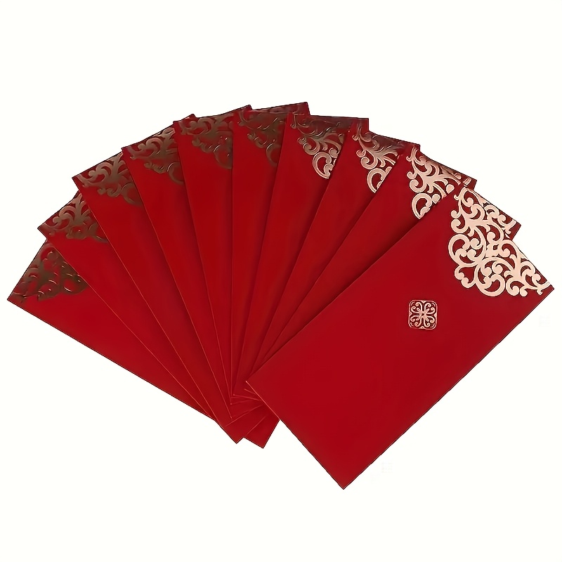 

5/10 Red Envelopes, New Year Decoration, Dragon, Money, Lunar New Year Supplies