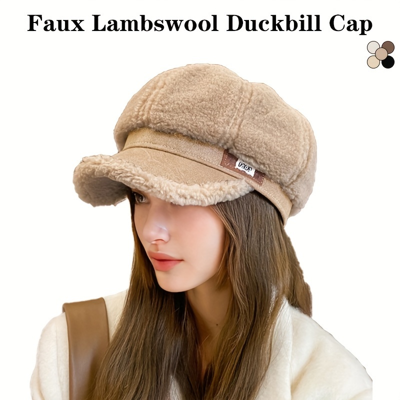 

Lambswool Cap: - Women's Polyester Hat Printed