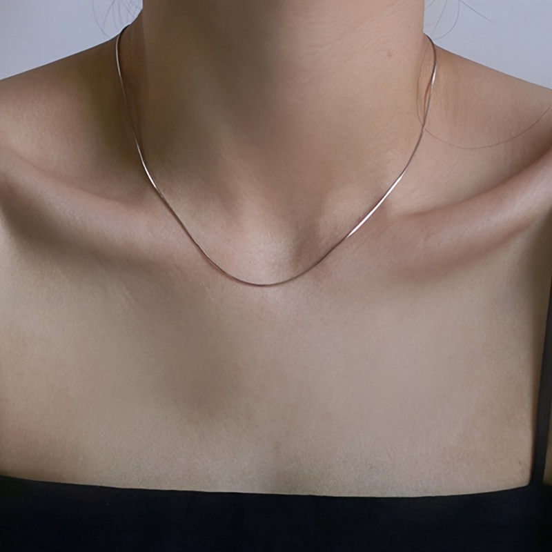 Stylish S925 Silver Necklace for Parties and Festivals