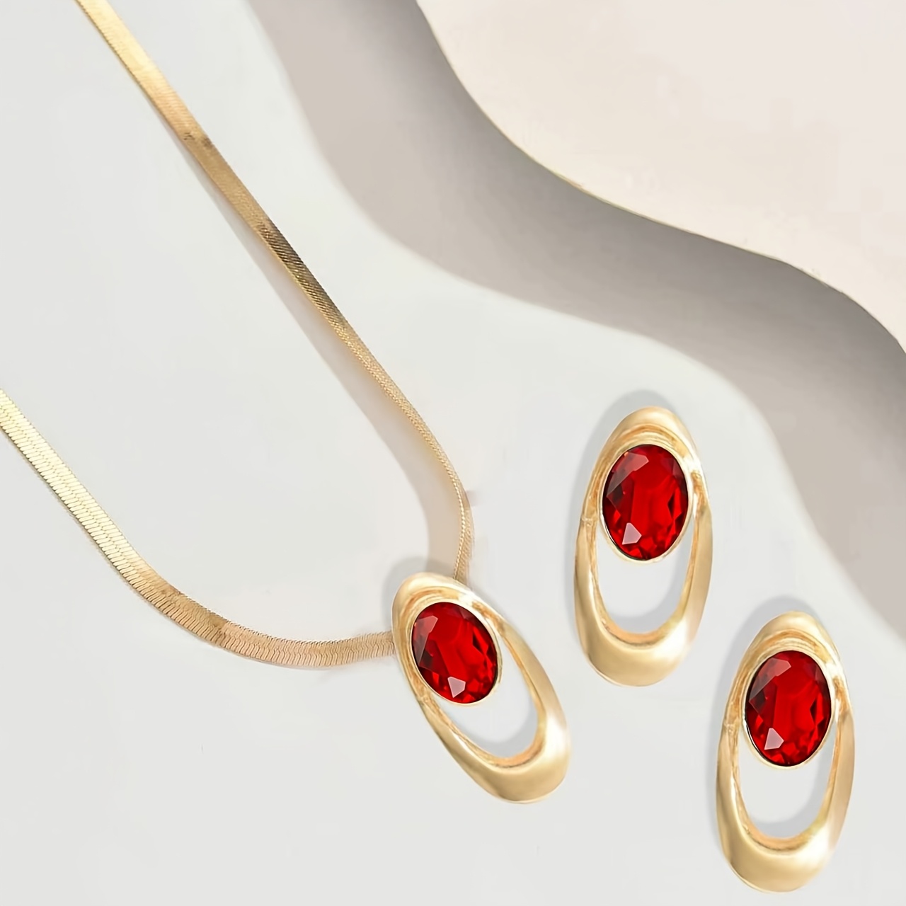 Conjunto de Joias de Verão para Mulher, 2 peças, Elegante e Moderno 8