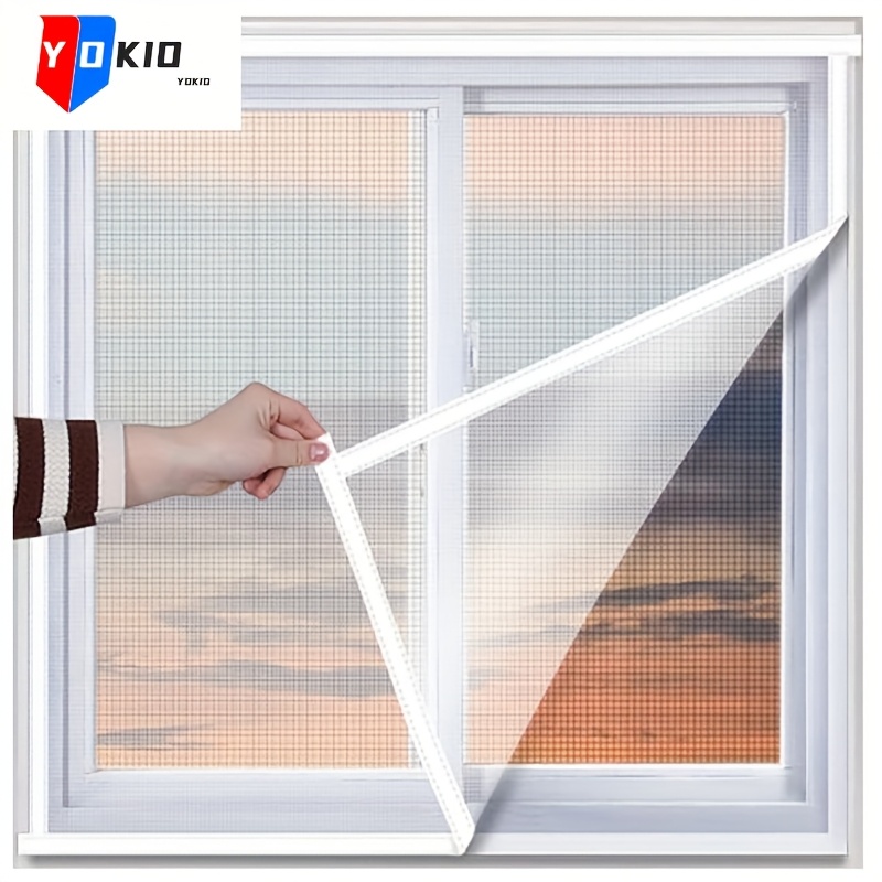 TEMU Yokio Net - Fiber, Thin Mesh Air Permeable, Insect Repellent For Windows And Doors, Insect Repellent Netting | Invisible Mesh Net | Plastic