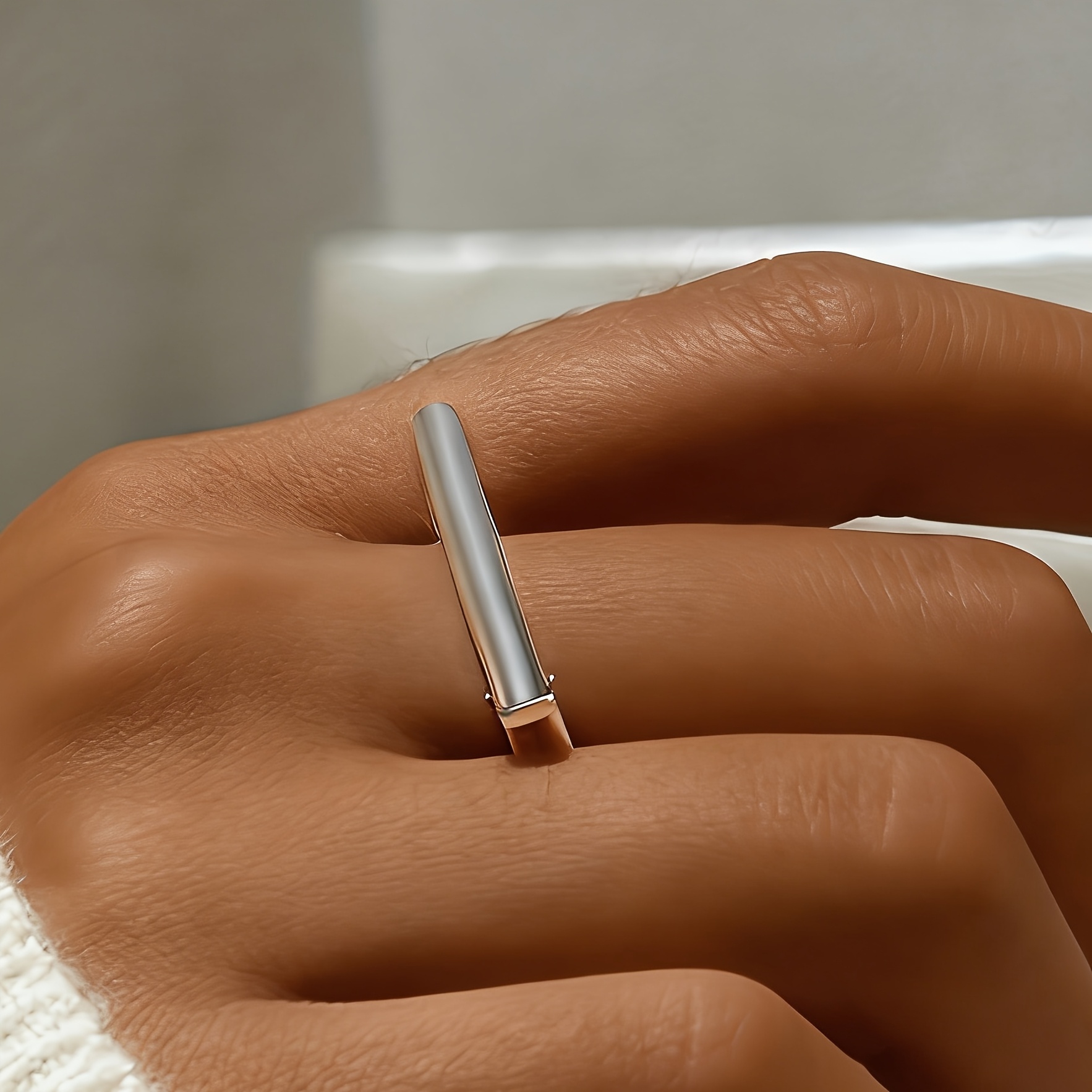 Women's Fashion Statement Ring, Adjustable Open Design
