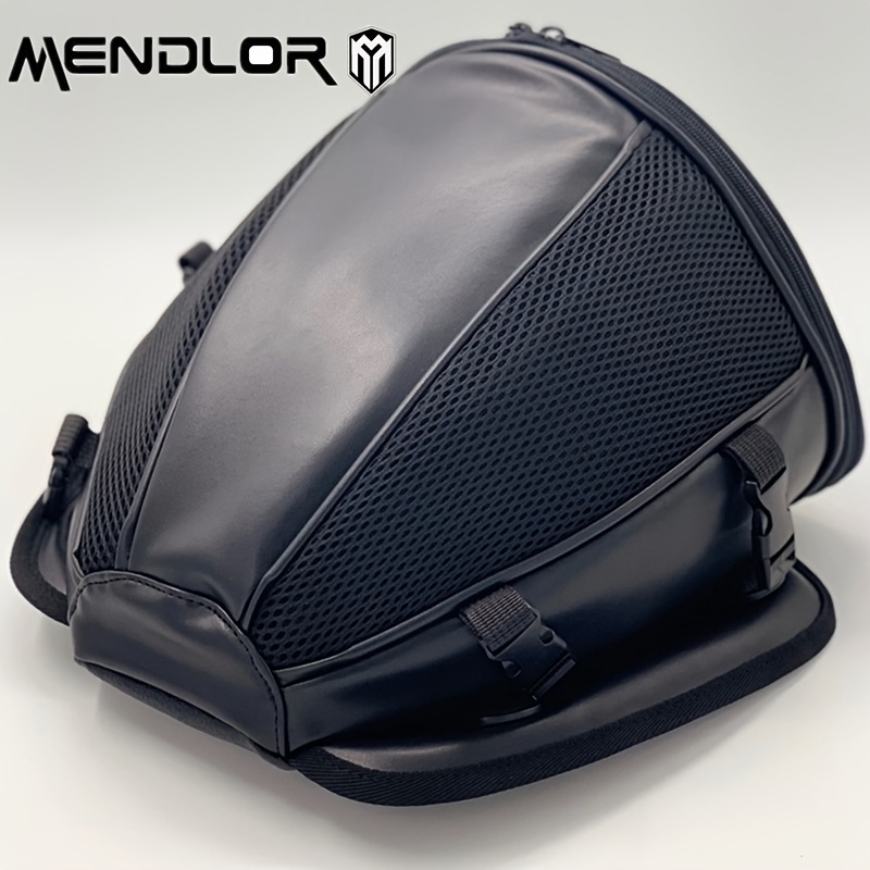 Motorcycle Mesh Tail Bag And Back Seat Set, Travel Motorcycle Vest Bag, Handbag Additions