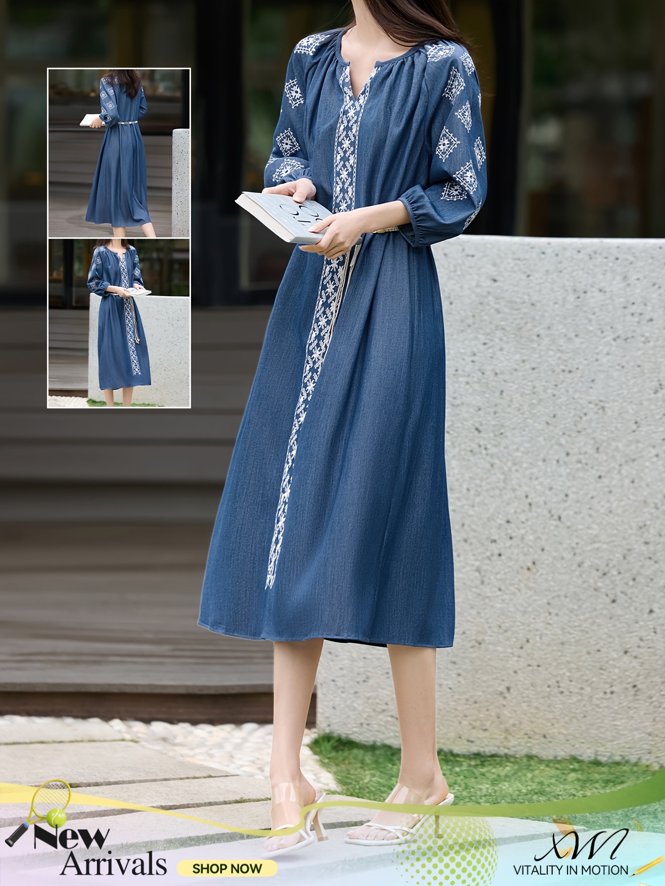 denim dress malaysia xwi 1pc spring summer new style denim dress romantic