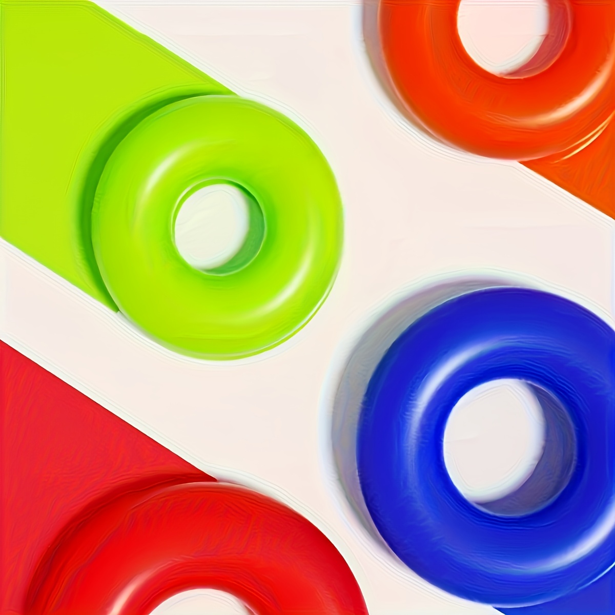 Rainbow Stacking Blocks Sensory Toy for Educational Play