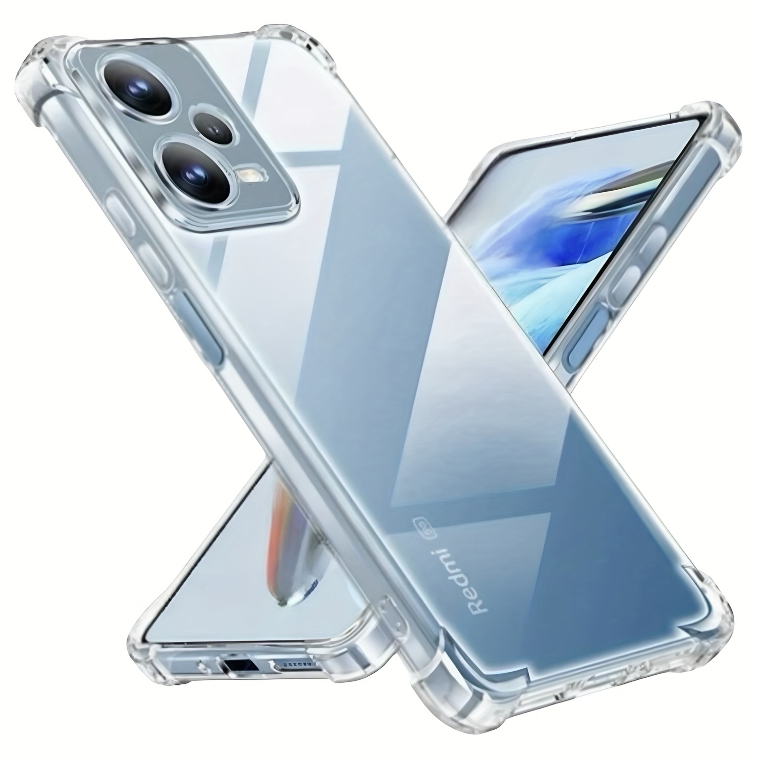 TEMU para Teléfono - para Pro Plus Note 12 Pro 5G Note 12 Pro 4G Note 12 5G Note 12 4G Note 12S, Anti-amarilleo y a prueba de golpes, de TPE