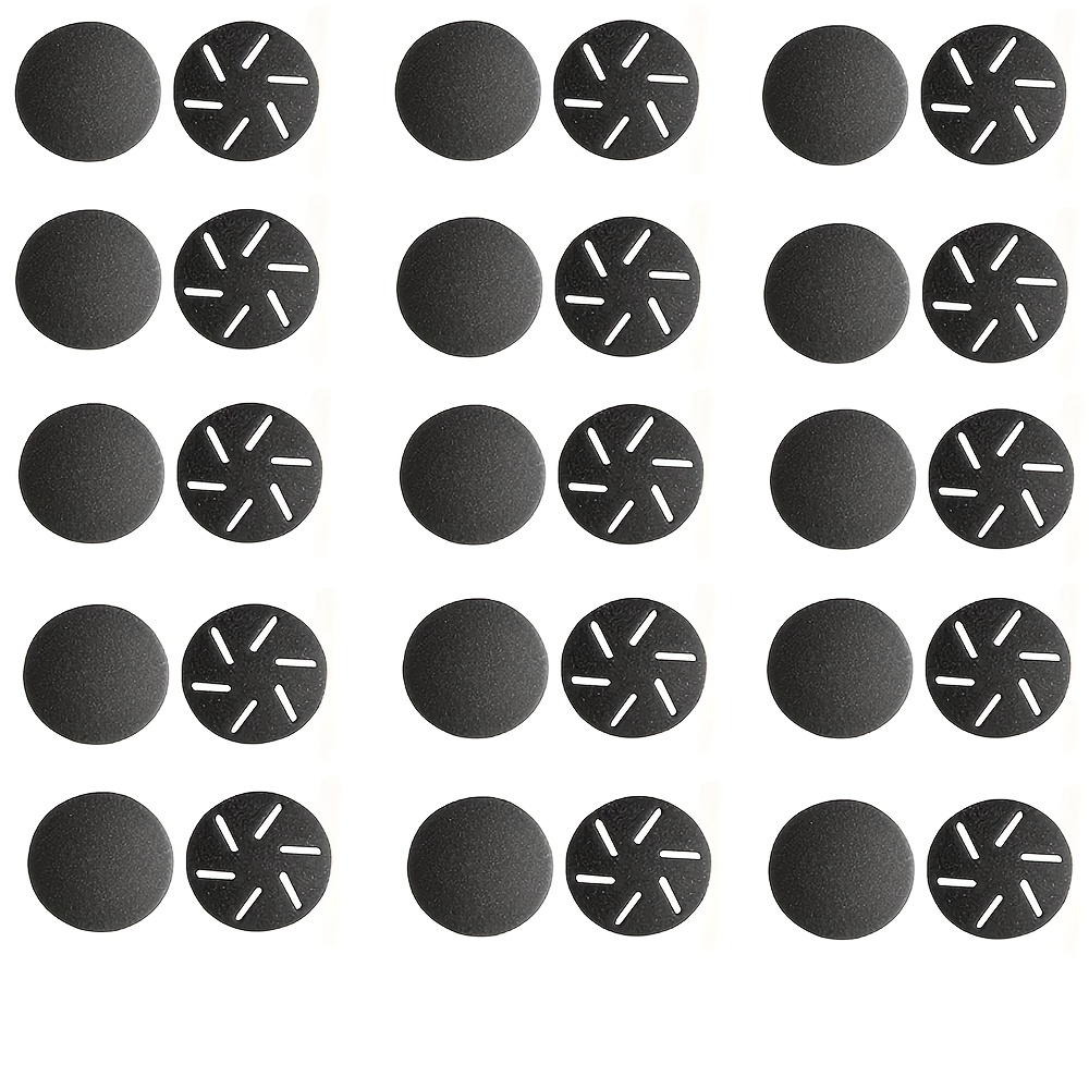 Image of 30pcs, Replacement Heads For Electric Foot Files - Interchangeable Foot File Roller Heads - Coarse And Fine Grit Quartz Sand Combo For And Dead Skin Removal, Pedicure Tool Accessories For Smooth Feet