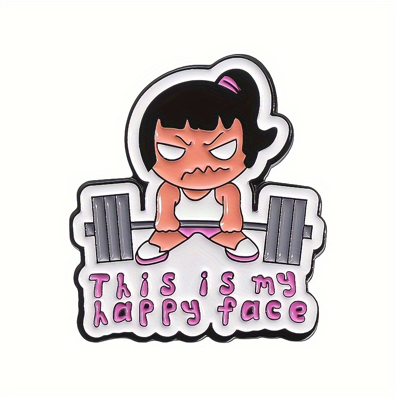 1pc Face Badge Backpack Accessory Customization