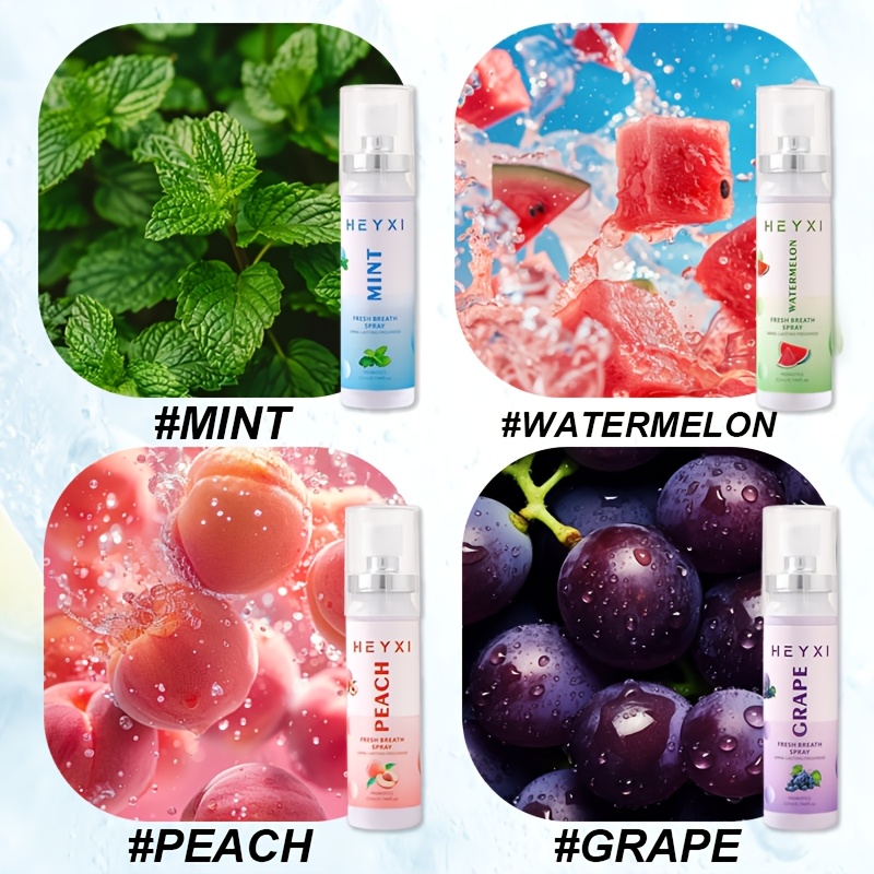 4pcs of 22Ml Fruit-Flavored Mouth Freshener, for Oral Care, Long-Lasting Freshness, Easy to Carry, Perfect for Dates, Work, Or After Meals - an Ideal Gift - Image 8
