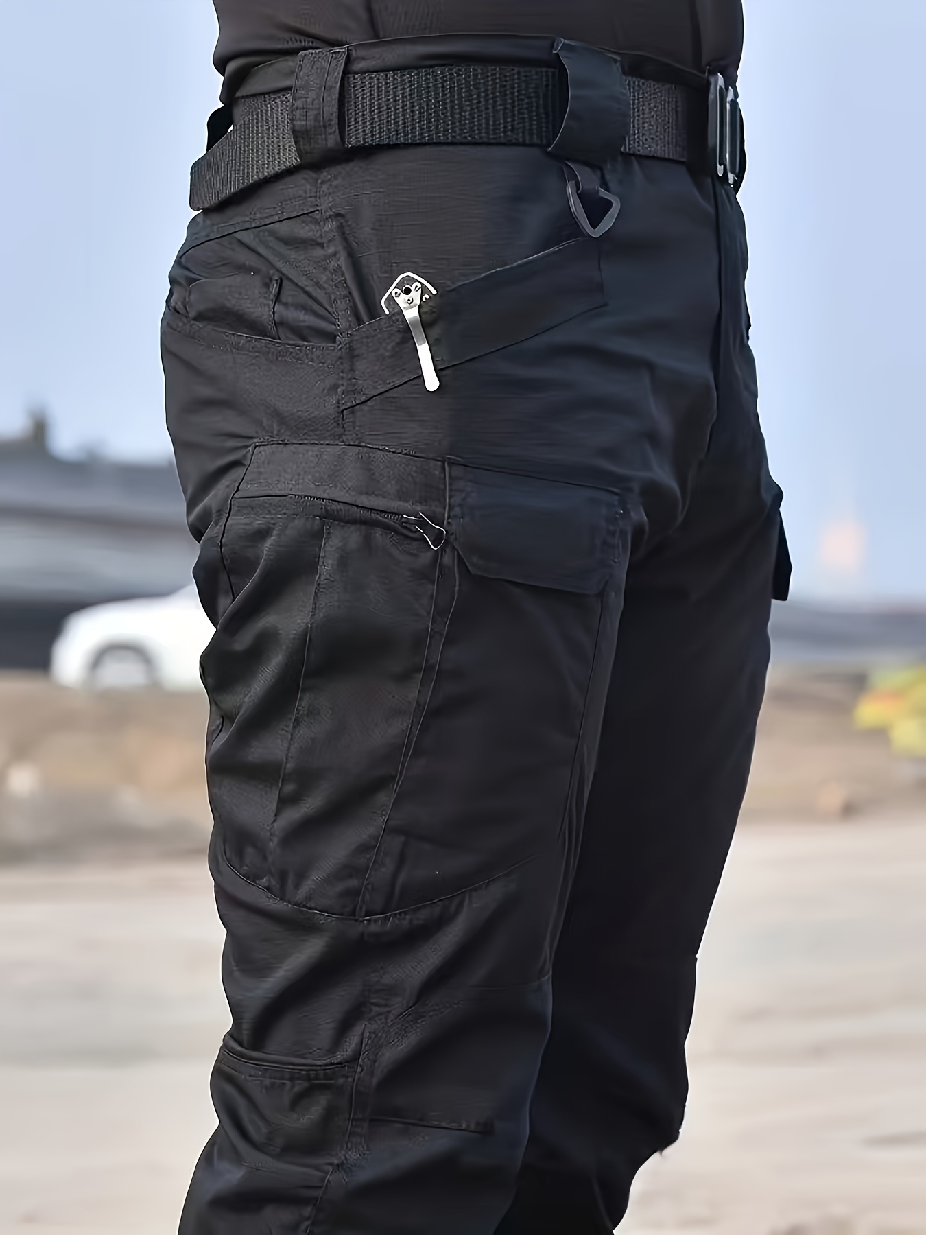 Pantaloni Tattici Da Lavoro Uomo - Impermeabili, Anti-abrasione, Multi Tasche, Per Lavoro All'Aperto, Pesca, Trekking E Campeggio