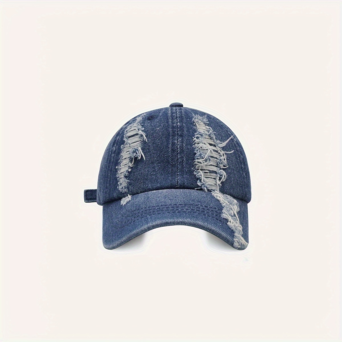 Distressed denim hot sale dad hat