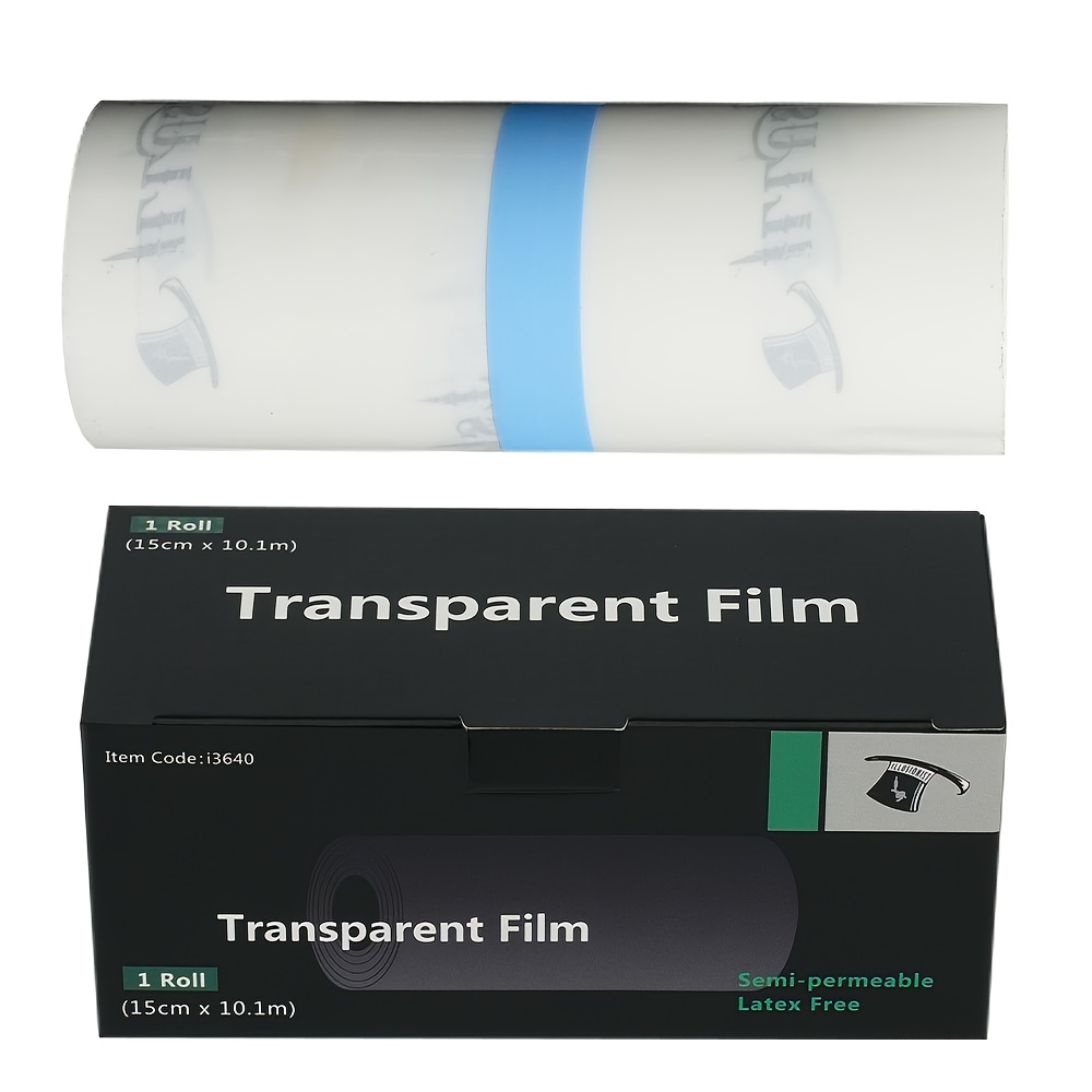 Clear And Flexible Film, Ideal For Protecting Tattoos, Measuring 10m By 15cm, Made Of Pu Material