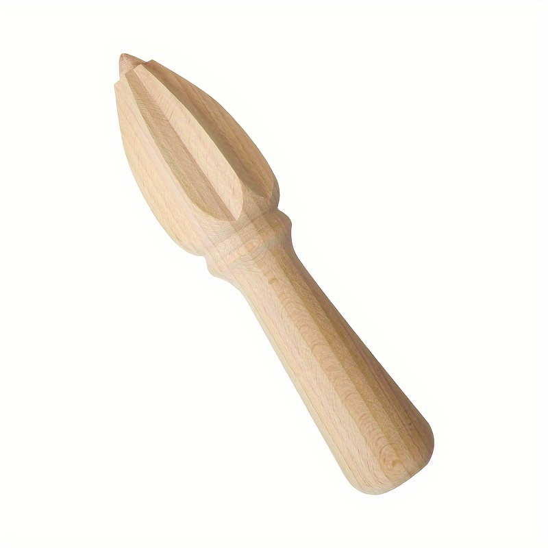 TEMU Wooden Lemon Juicer Manual Fruit Juicer Zester
