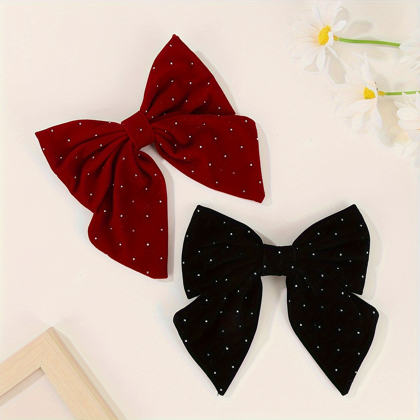 

Elegant 2pcs Vintage & Bow Hair Clips - Side Barrettes For Women, Fall