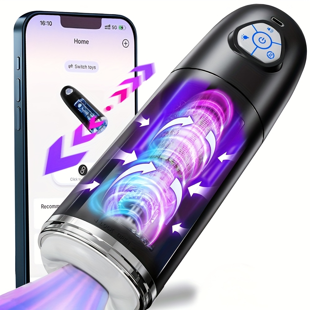 Masturbador masculino con control por app