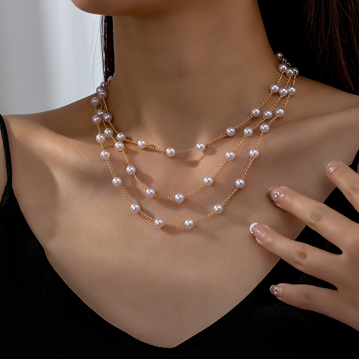 

Elegant Pearl Necklace - Vintage & For Casual Attire, Pearl Jewelry