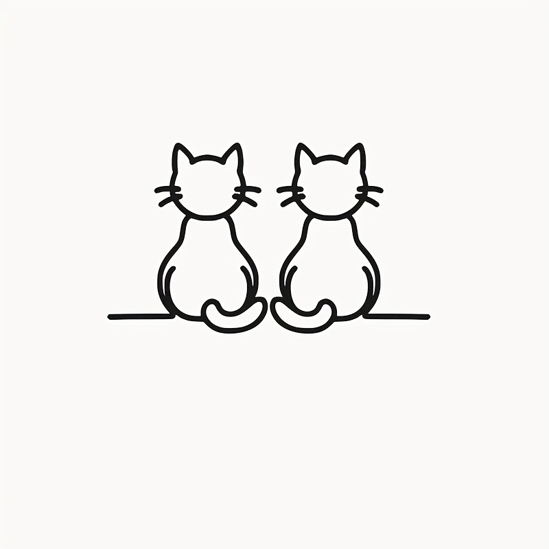 Cute Cat Decal Cat Window Decal Car Sticker Car Decal