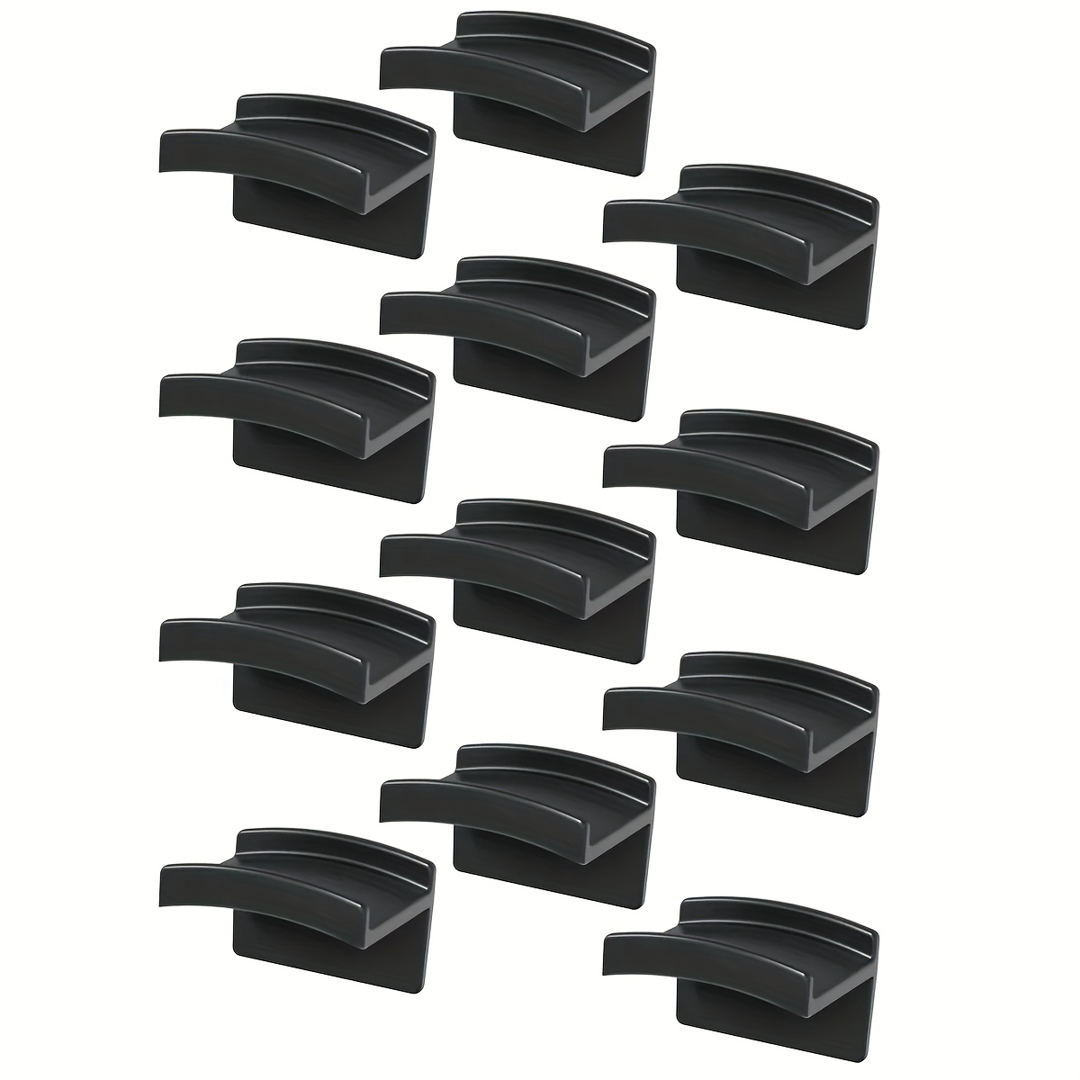4/12pcs Hat Hooks For Wall Hat Rack For Baseball Caps Minimalist Hat Display Hat Hangers For Wall White, Utility Hooks