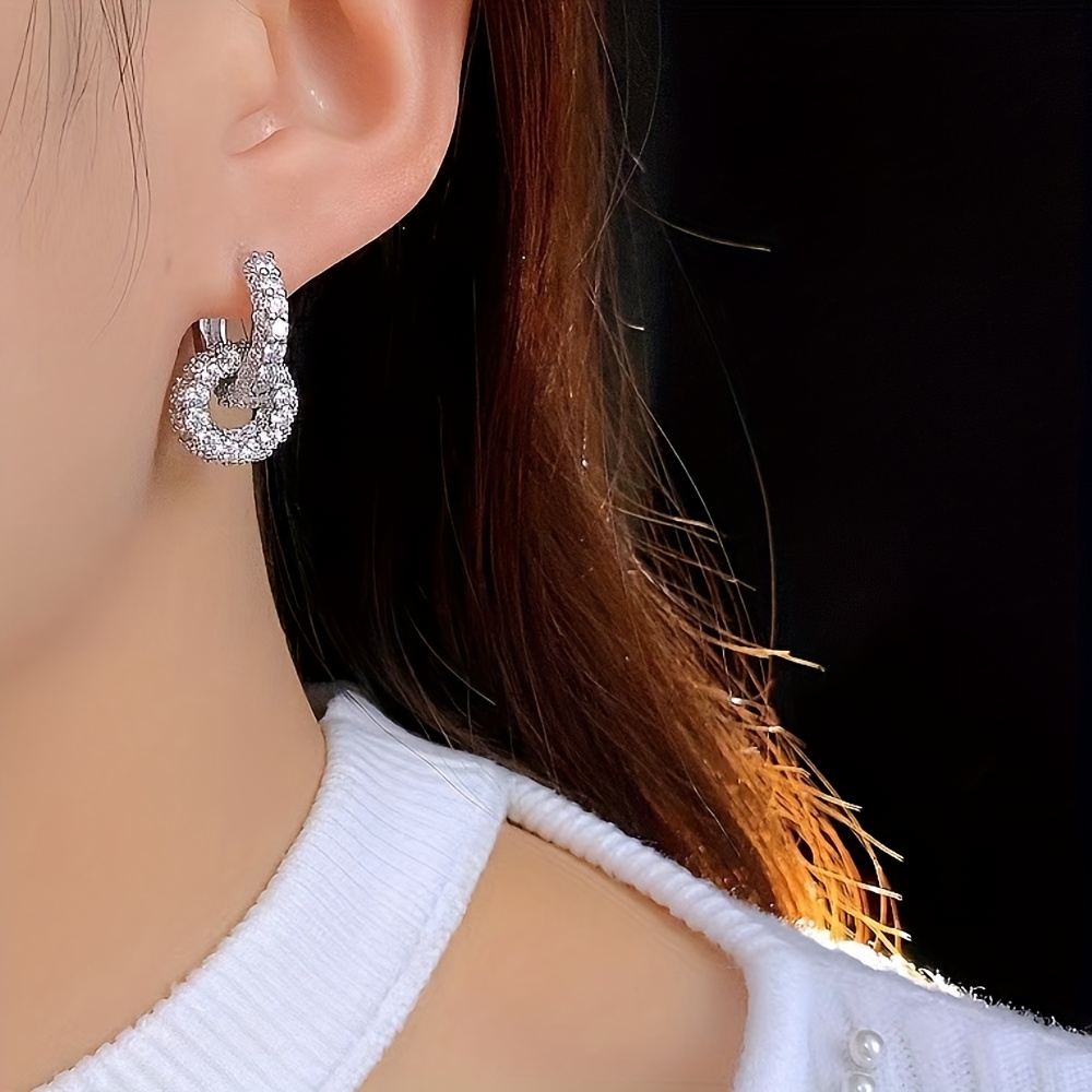 Women's Japanese & Korean Style Round Pendant Earrings