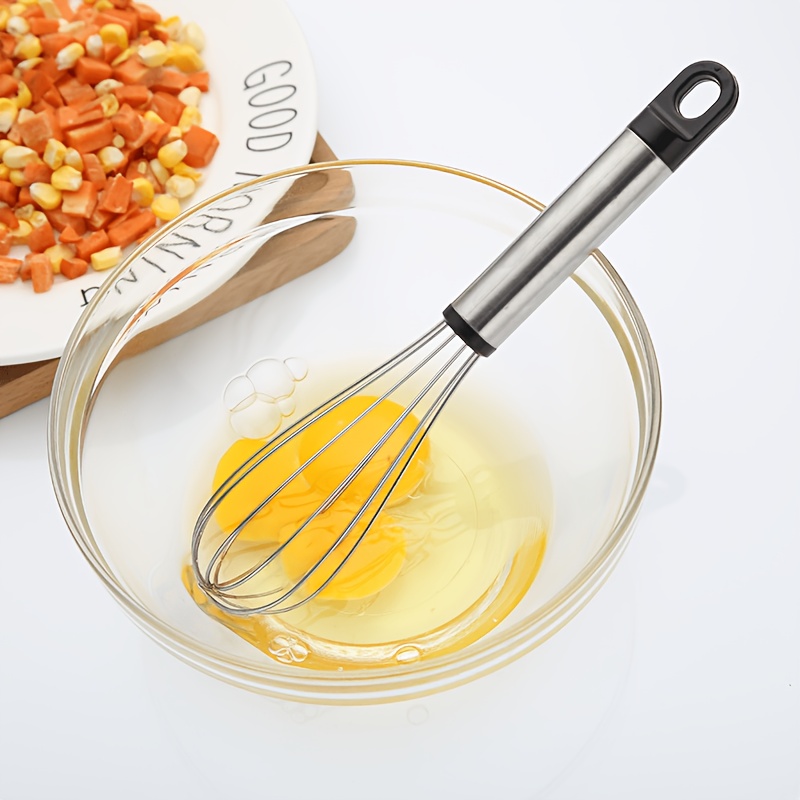 29cm Stainless Steel Balloon Whisk with Black Wire Loops