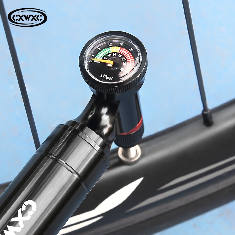 Mountain Bike Co2 Canister Bike Pump Mini Co2 Inflator Barometer
