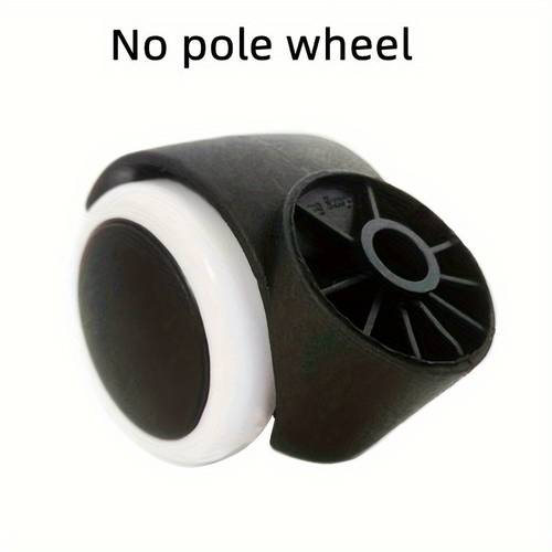universal straight plug in poleless silent swivel chair with rolling casters