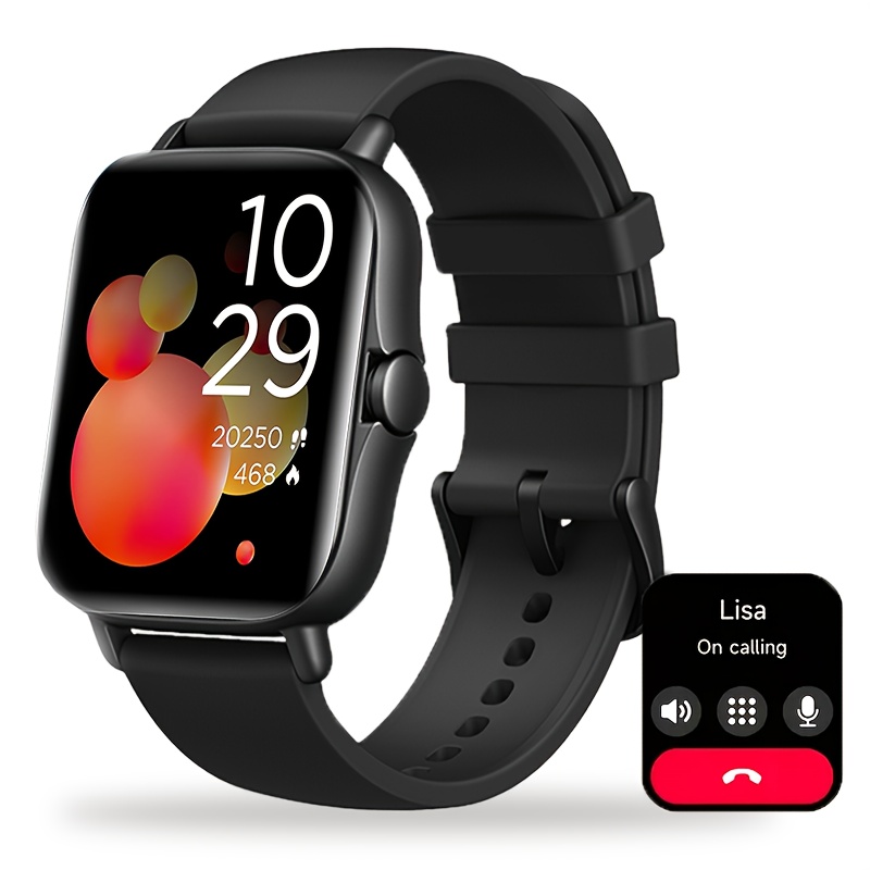 new 2026 smartwatch unisex wireless calling   multiple sports   call reminder and   message notification viewing multi app alerts call function suitable for men and women sports watch compatible with iphone  
