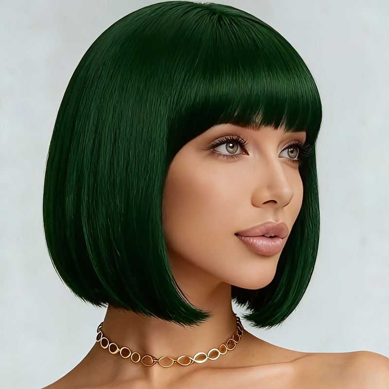 green party wigs sold on Temu United States