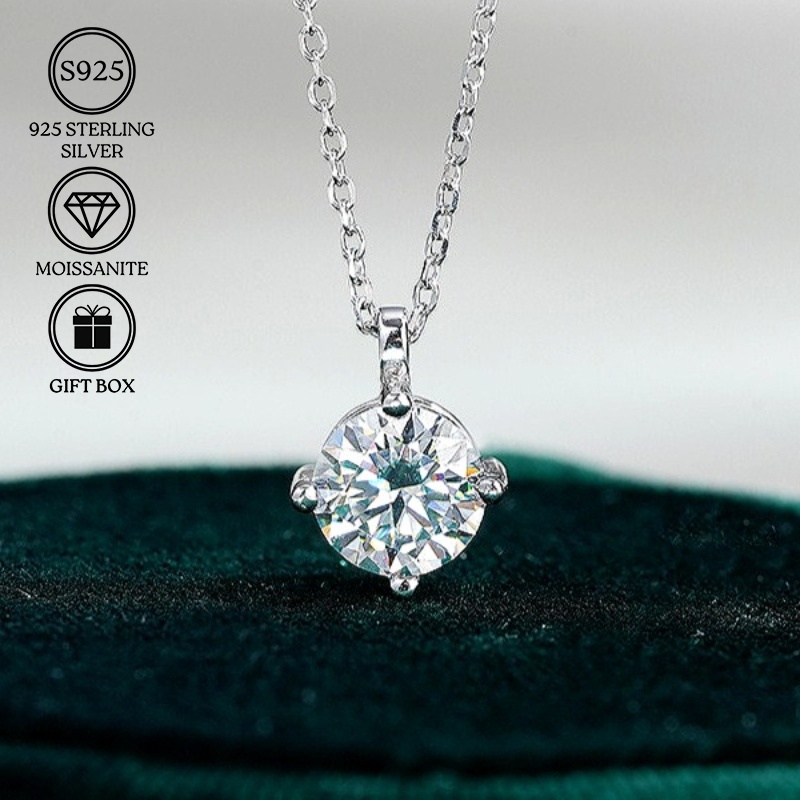 1  2 5   elegant necklace sophisticated and luminous in 925 silver stylish pick for   casual attire and   party scenes for teenager