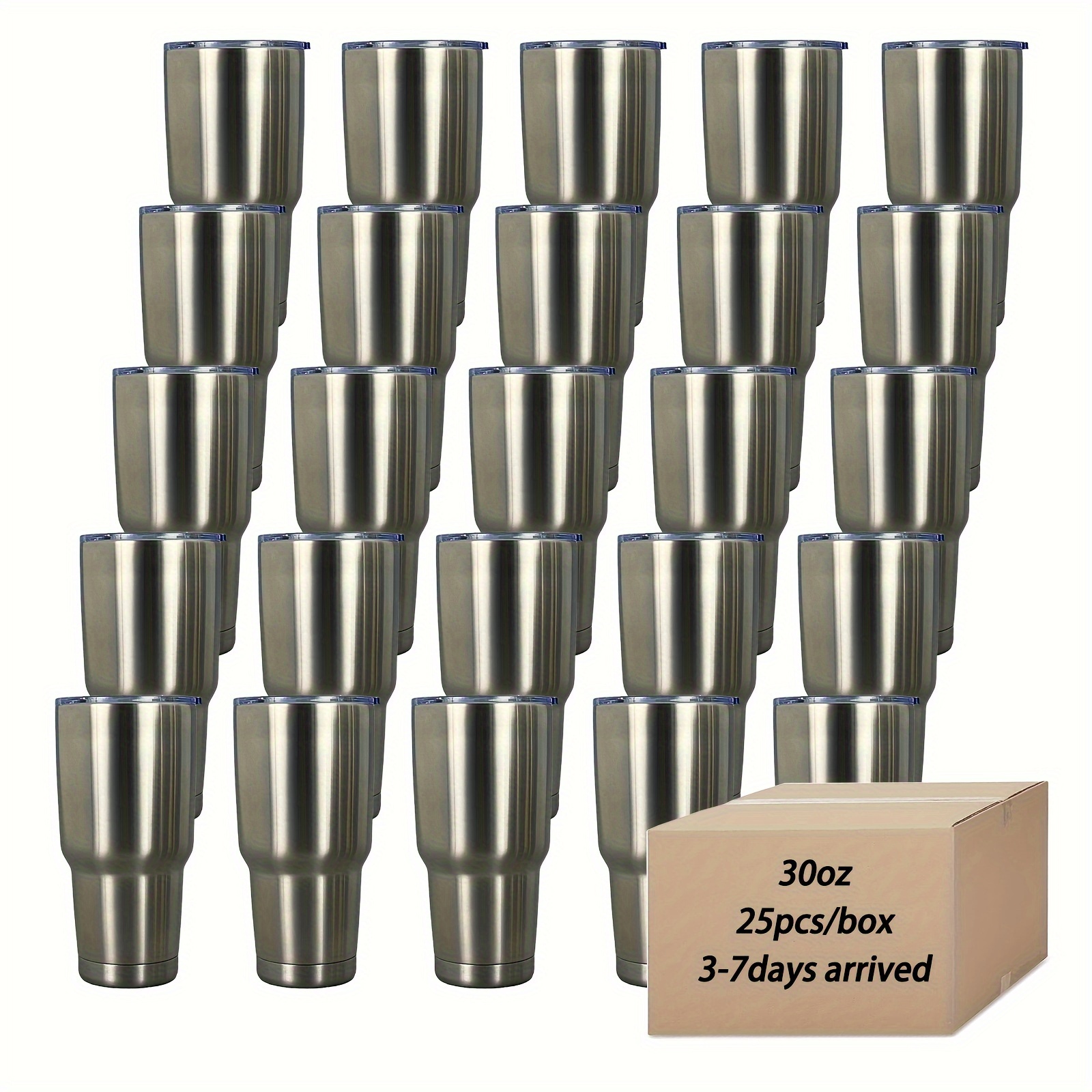 304 Stainless Steel Vacuum Insulated Tumbler Coffee Travel - Temu